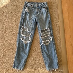 AE Distressed Blue Jeans